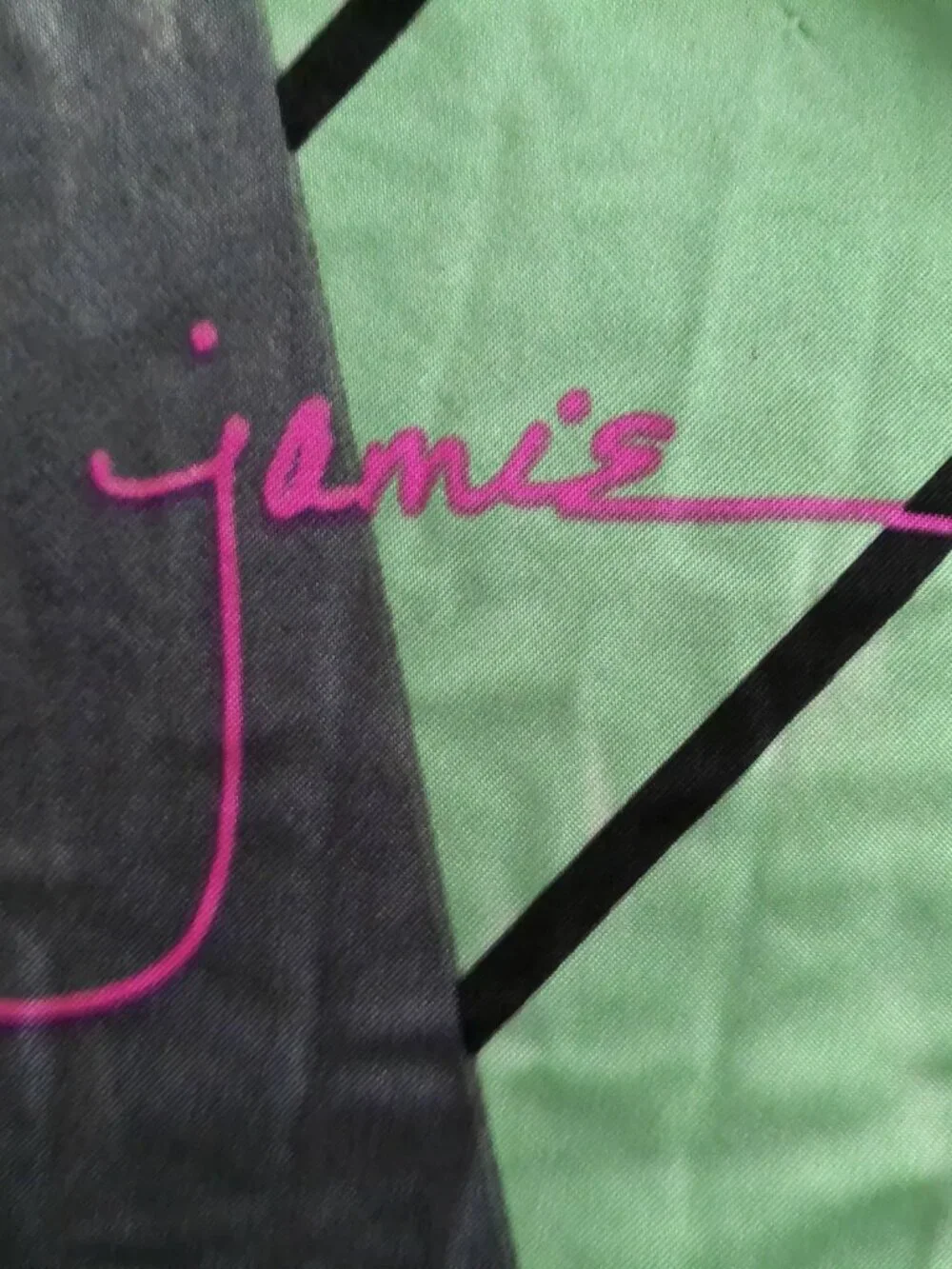 JAMIE SADOCK Golf Short Sleeve Collared 1/4 Zip Gray w/Abstract Design Shirt XL - Picture 6 of 11